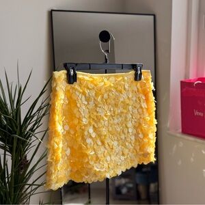 Zara SEQUIN MINI SKIRT